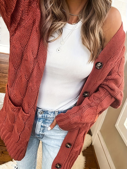 DIANNE | CABLE KNIT CARDIGAN