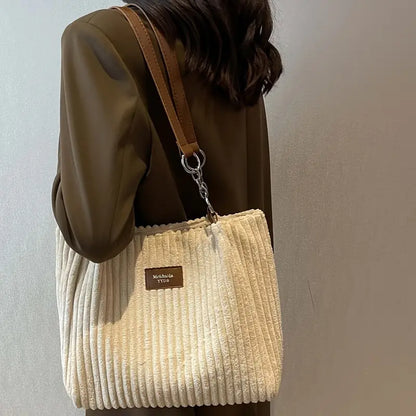 MADELEINE | CORDUROY TOTE BAG