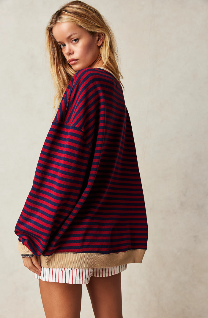 CARLA | OVERSIZED STRIPED SWEATER