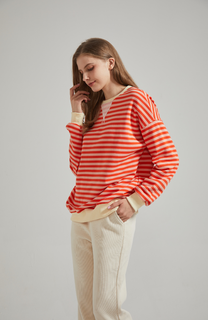 CARLA | OVERSIZED STRIPED SWEATER