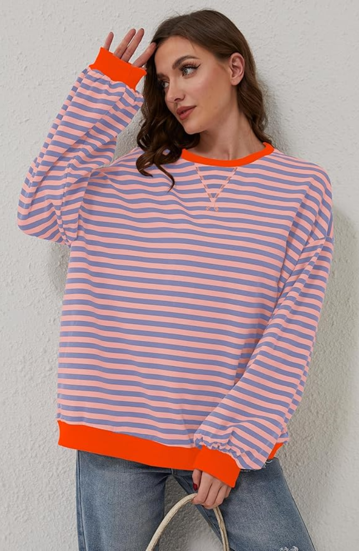 CARLA | OVERSIZED STRIPED SWEATER