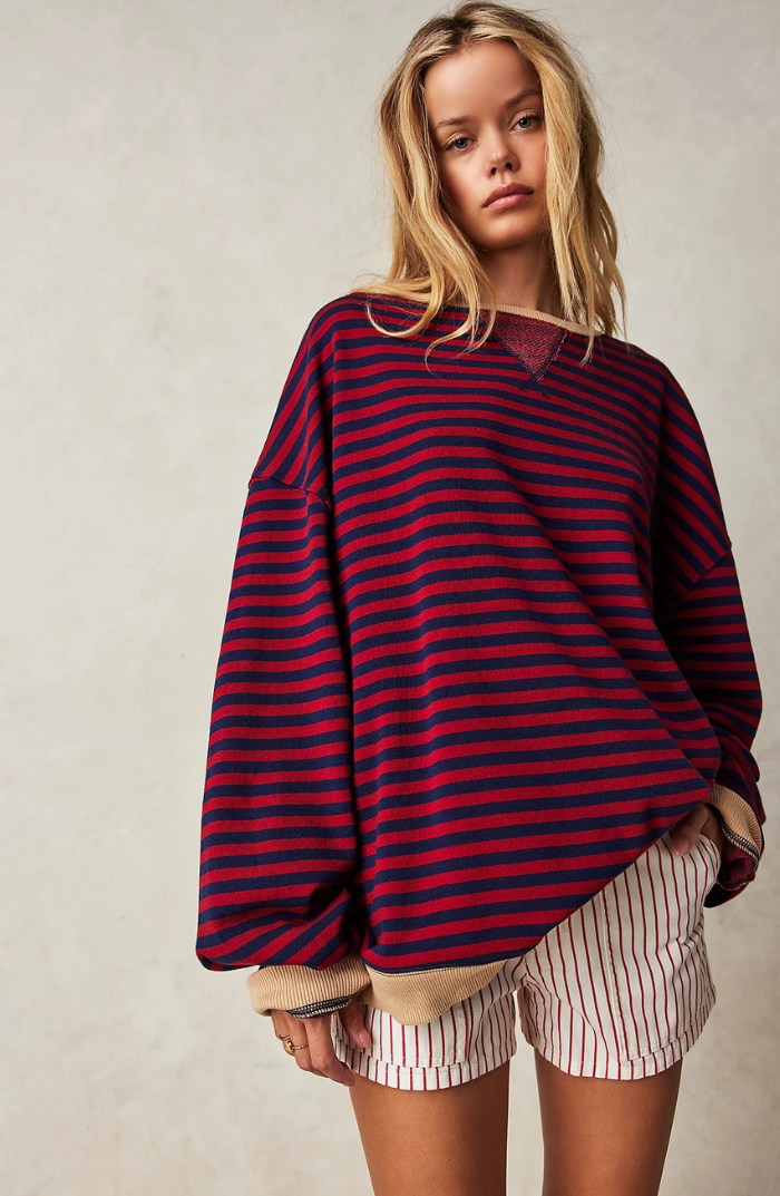 CARLA | OVERSIZED STRIPED SWEATER