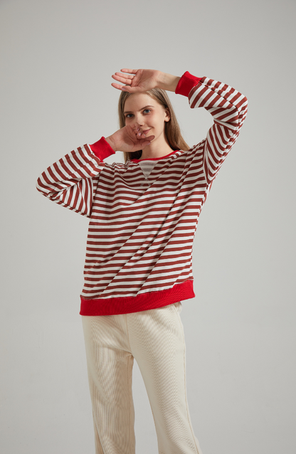 CARLA | OVERSIZED STRIPED SWEATER