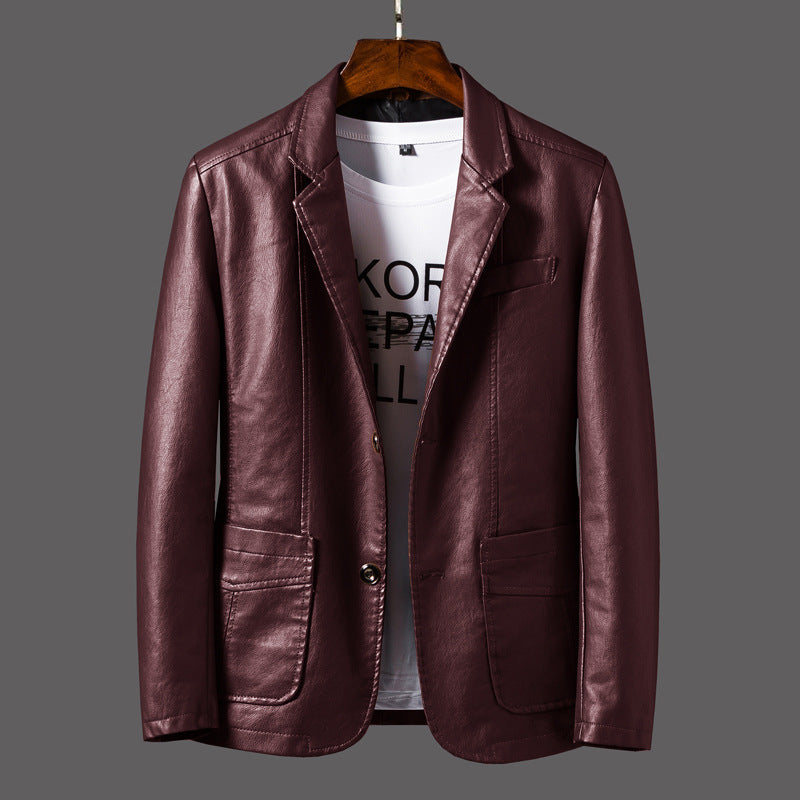 JAMES |  STYLISH LEATHER COAT