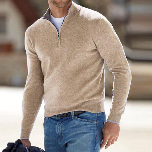 BRADLEY | HALF-ZIP KNIT SWEATER