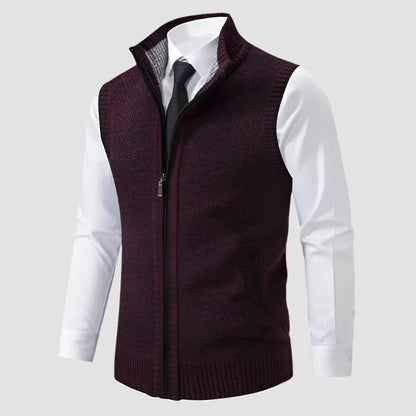 REID | KNIT ZIPPER VEST