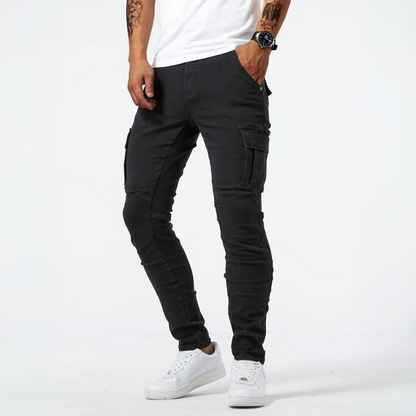 CHASE | STRETCH CARGO JEANS