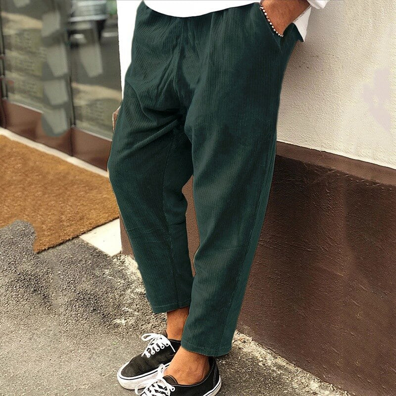 THEO | CROPPED CORDUROY TROUSERS