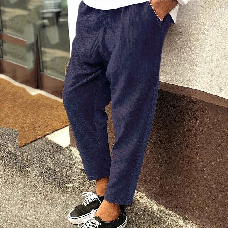 THEO | CROPPED CORDUROY TROUSERS