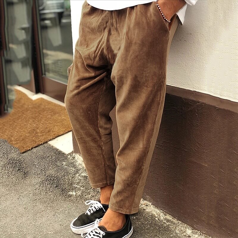 THEO | CROPPED CORDUROY TROUSERS