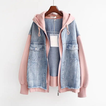 SKYLAR | DENIM HOODIE JACKET