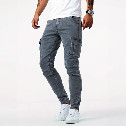 CHASE | STRETCH CARGO JEANS