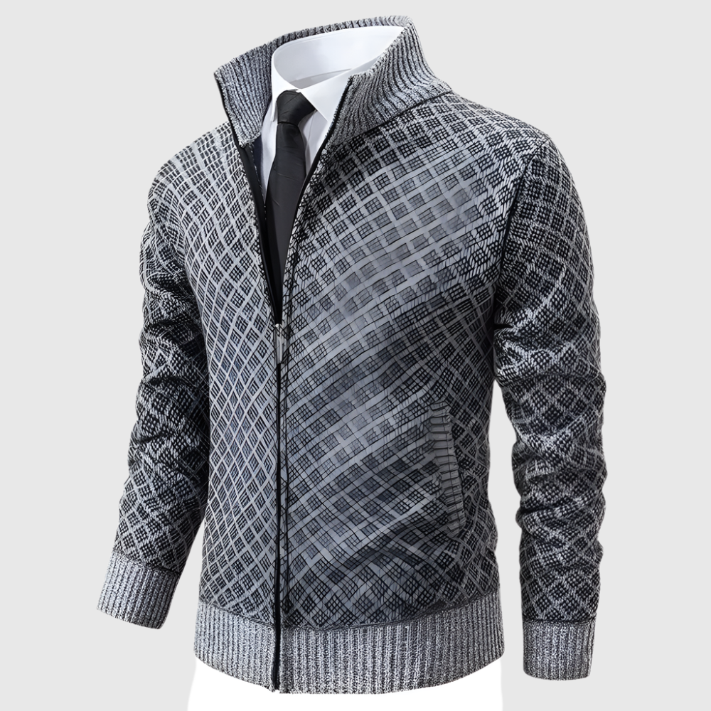 OLIVER | PATTERNED KNIT JACKET