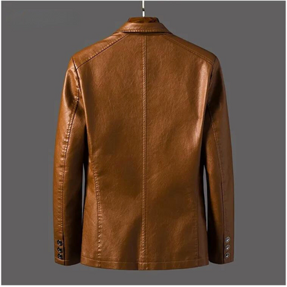 JAMES |  STYLISH LEATHER COAT