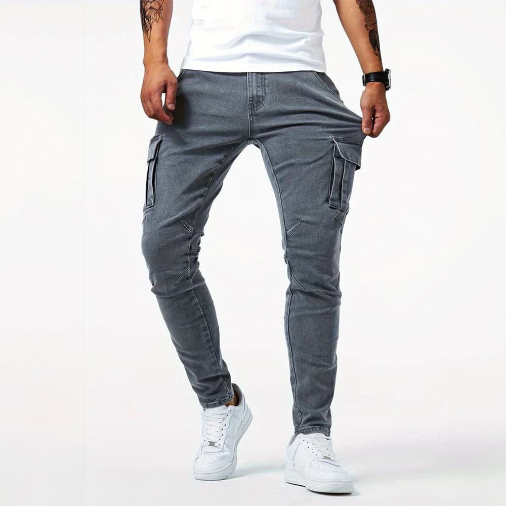 CHASE | STRETCH CARGO JEANS