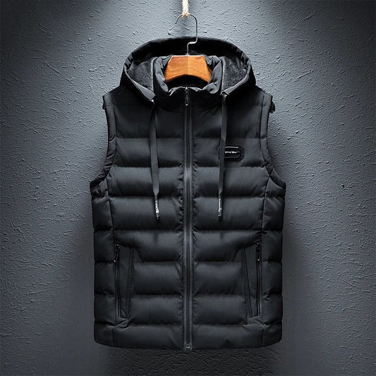 ANTON | PUFFER VEST WITH HOOD