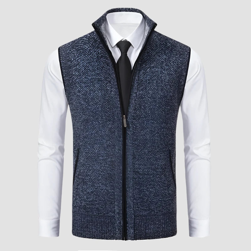 REID | KNIT ZIPPER VEST