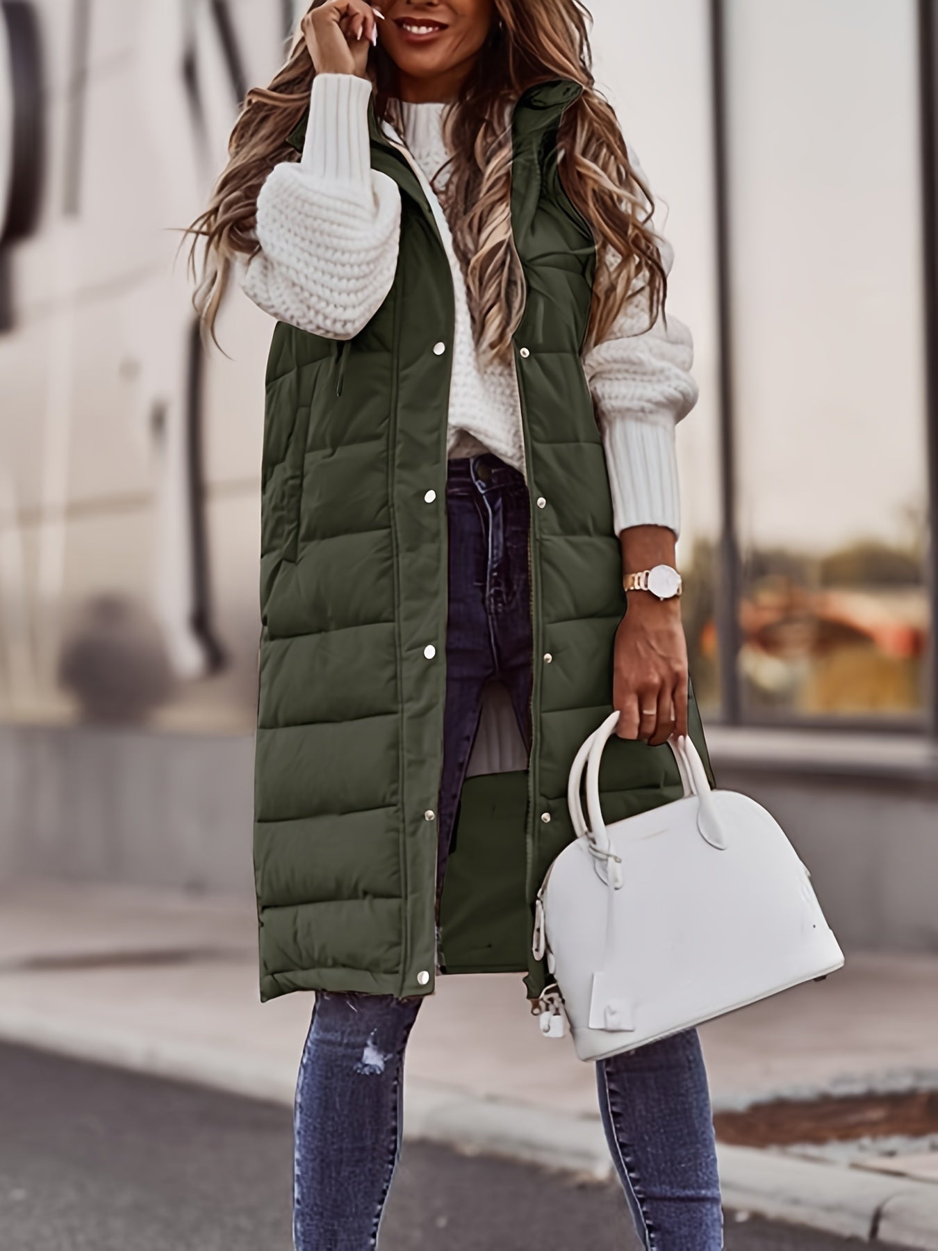 SIENNA | LONG PUFFER VEST