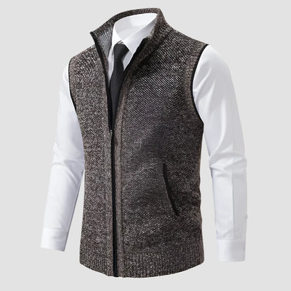 REID | KNIT ZIPPER VEST