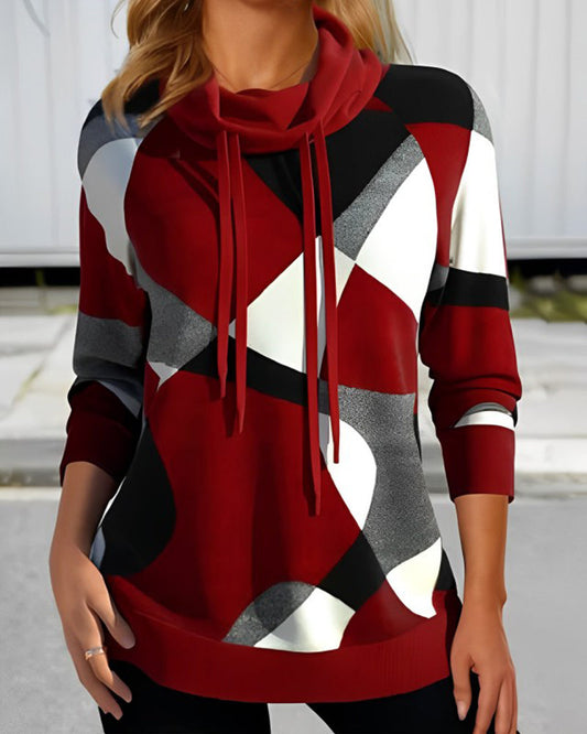 ISLA | GEOMETRIC HOODIE